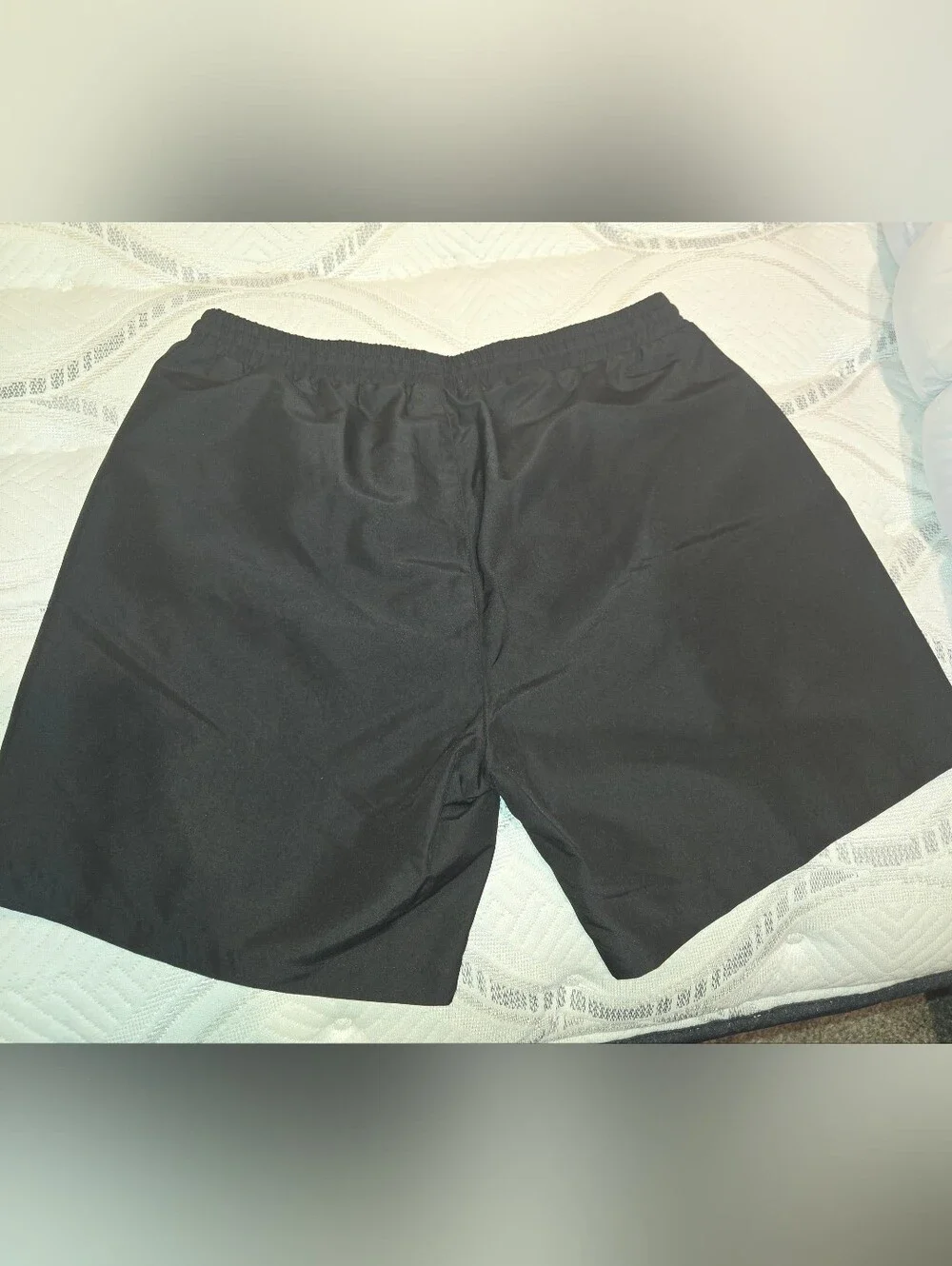 BOSS Hugo Boss Starfish BM Swim Trunks Shorts Black White Trim Men's M NWT